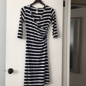 Yala Navy and cream dress